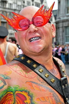 Участник Гей-парада