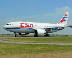 самолёт Airbus A310 компании Czech Airlines