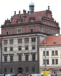 здание мэрии в городе Пльзень