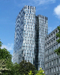 офисный комплекс WestendDuo во Франкфурте-на-Майне